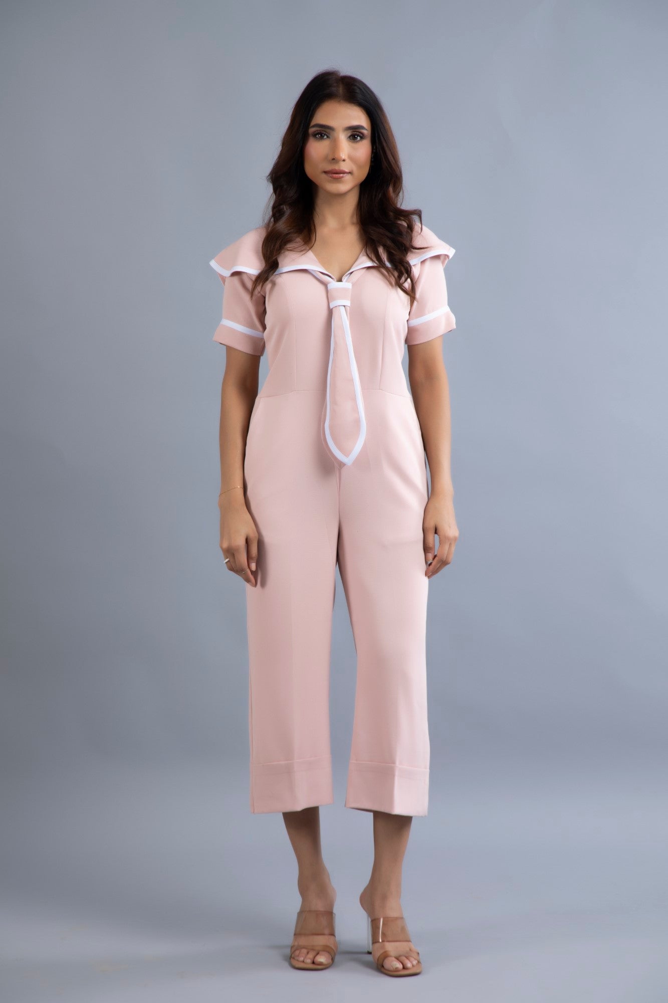 Blush Nautical Jumpsuit