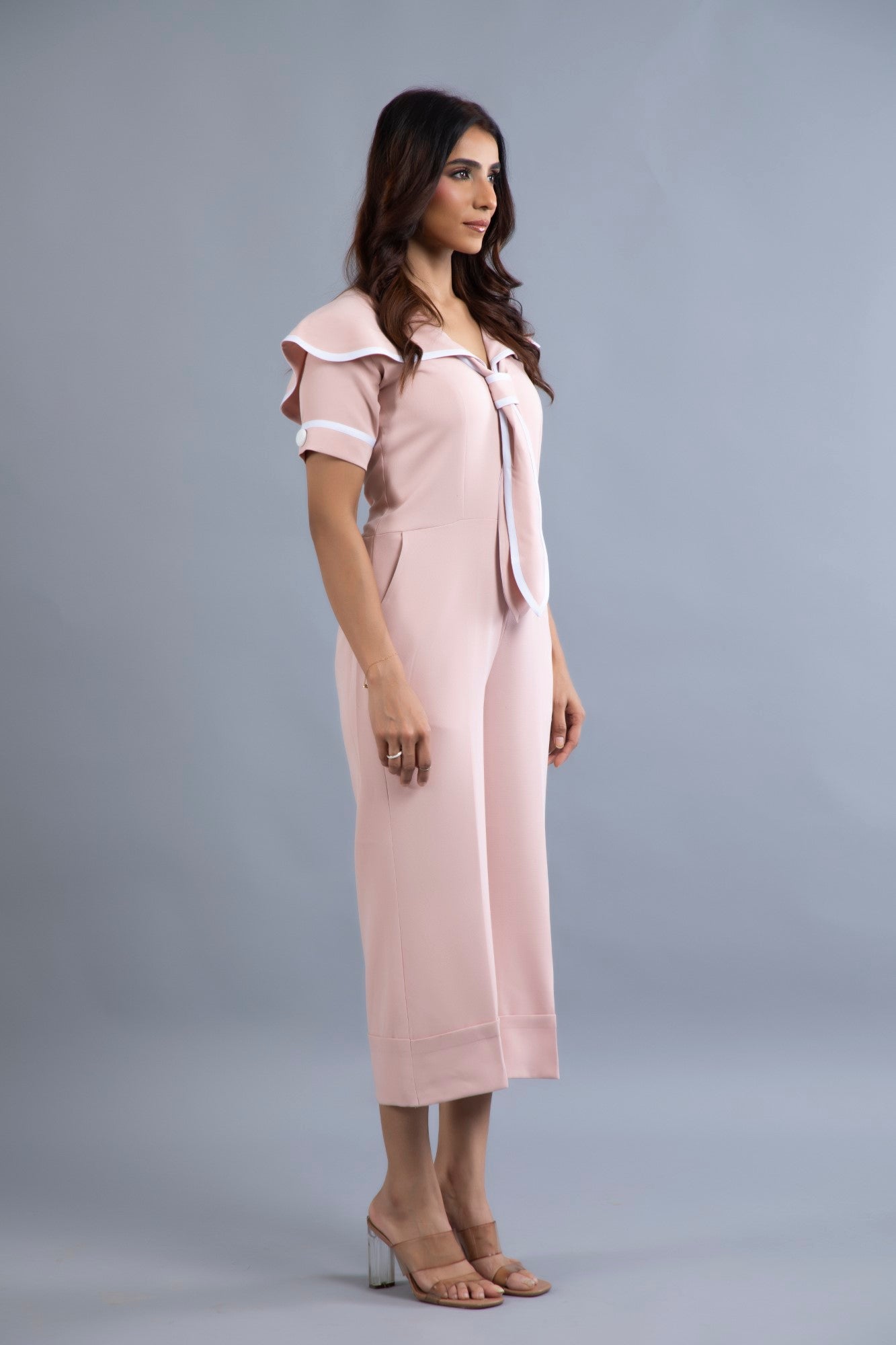 Blush Nautical Jumpsuit