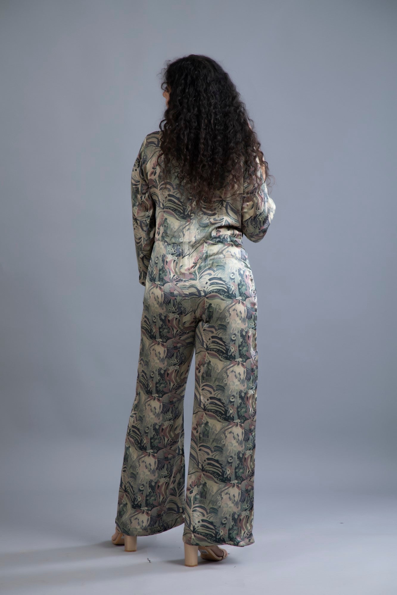 Botanical Drape Jumpsuit