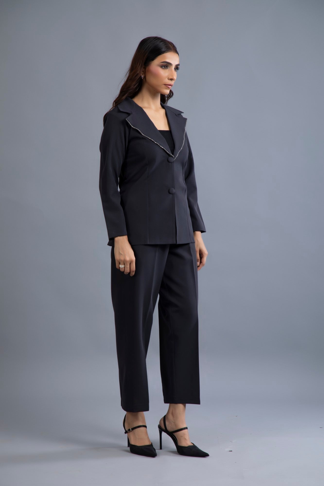 Obsidian Edge Blazer Set