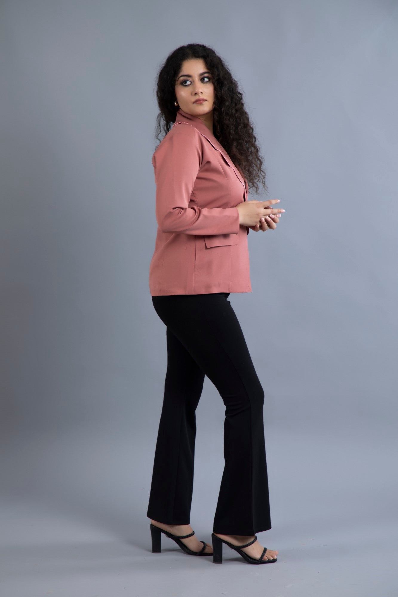 Blush Wave Blazer