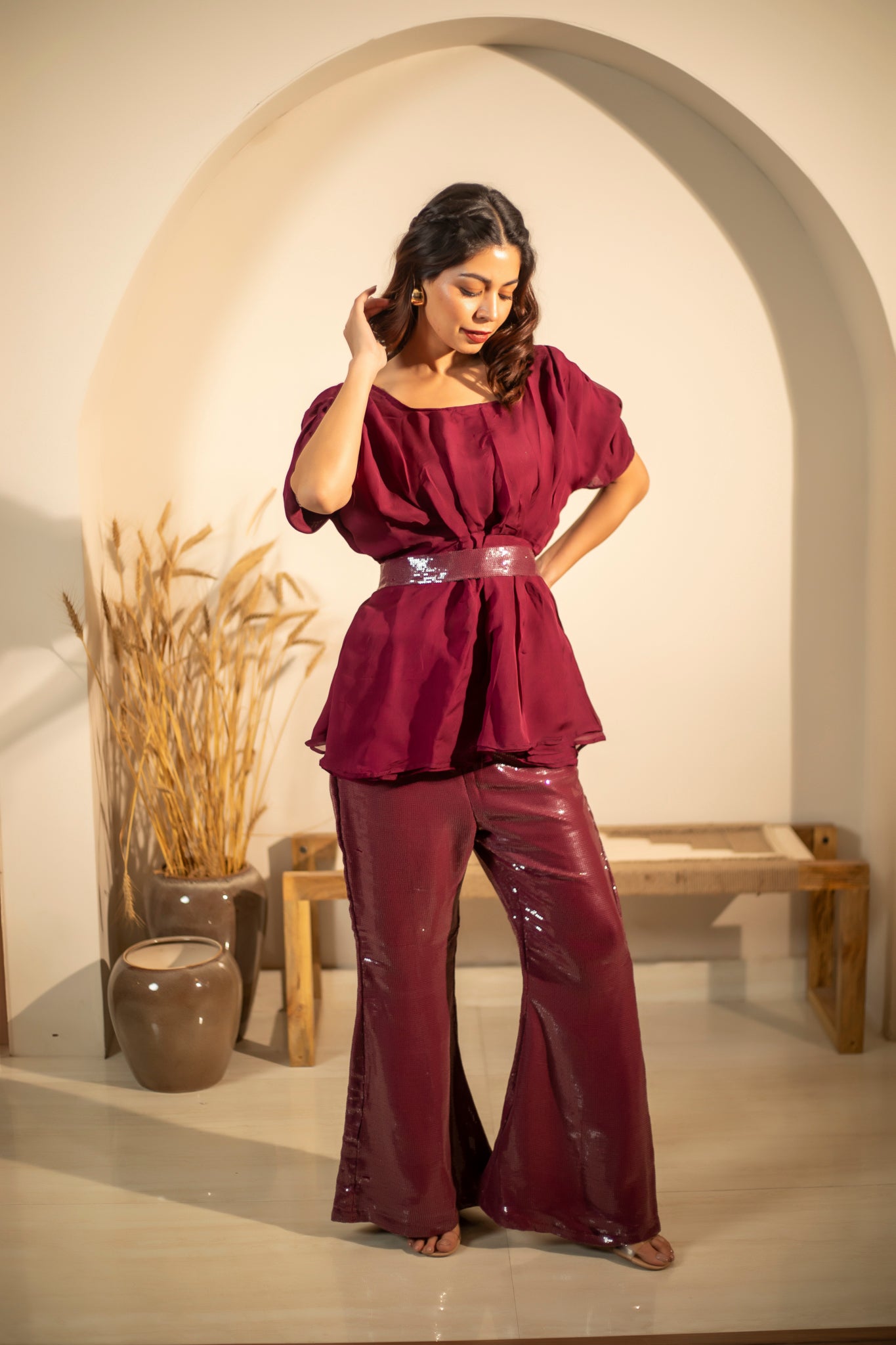 Twilight Ruched Organza Set