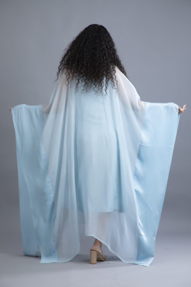 Sky Breeze Organza Kaftan Set - Image 4